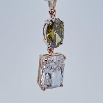 Zonder minimumprijs - Hanger - 14 karaat Geel goud - 2.05ct.