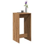 vidaXL Bartafel 51x50x103,5 cm bewerkt hout artisanaal, Verzenden, Nieuw