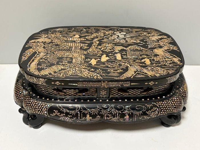 Tafel - Hout, parelmoer - Japan - Edo Periode (1600-1868) -, Antiquités & Art, Antiquités | Autres Antiquités