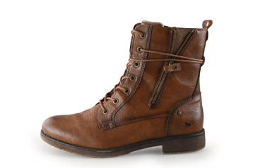 Mustang Enkellaarzen in maat 41 Bruin, Kleding | Dames, Bruin, Verzenden, Lage of Enkellaarzen, Zo goed als nieuw