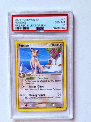 Pokémon - 1 Graded card - Persian 44/112 - PSA 10 - EX
