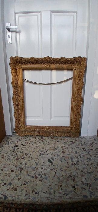 Large 19th century Napoleon III french wood and gilded
