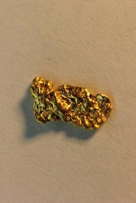 Goud Goud nugget- 0.25 g - (1), Verzamelen, Mineralen en Fossielen