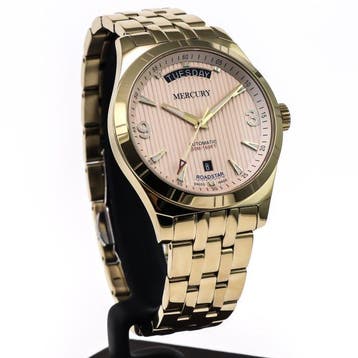 Mercury - Roadstar Automatic Swiss Watch - MEA493-GG-4 -, Nieuw
