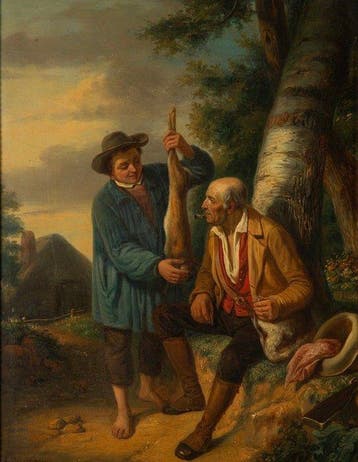 Abraham Johannes Zeeman (1811-1876) - Admiring the game