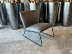 Veiling - Fauteuil Cas - Design - Lounge - Stof - Grijs, Maison & Meubles, Fauteuils