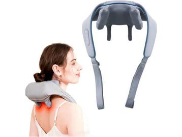 Veiling - Professionele Shiatsu Nek massager met Warmte Blau