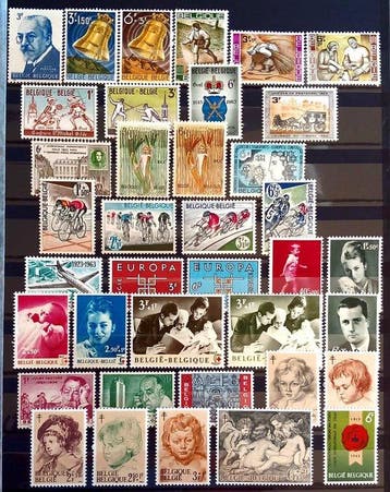 België 1963/1965 - Volledige jaargangen 1963/64/65 MNH in 5, Timbres & Monnaies