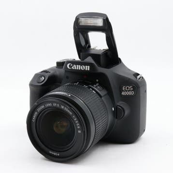 10% korting | Canon EOS 4000D + 18-55mm f/3.5-5.6 III |, TV, Hi-fi & Vidéo, Verzenden