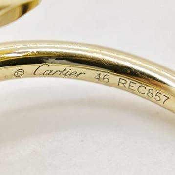 Cartier - Bague - 18 carats Or jaune - juste un clou, Handtassen en Accessoires, Ringen, Nieuw