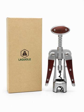 Laguiole - Flessenopener - Hout - vleugelvormige flesopener