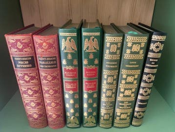 Saint Simon ; Masson ; Chateaubriand etc. - Lot de 7 très
