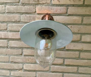 Ornement de lampe - Verre, Cuivre - version col de cygne
