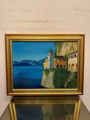 Italiaanse school (XX) - Monastero sul lago