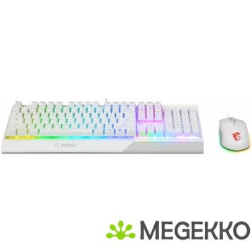 MSI VIGOR GK30 COMBO WHITE US, Informatique & Logiciels, Verzenden