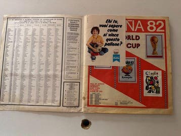 Panini España 82 World Cup Italian Edition - 1 Album complet, Collections
