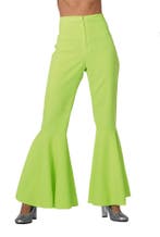 Hippie Broek Groen Dames, Kleding | Dames, Carnavalskleding en Feestkleding, Verzenden, Nieuw