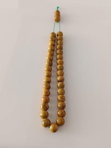 Chapelet - Ambre - 1970-1980 - Chapelet de perles de prière, Nieuw
