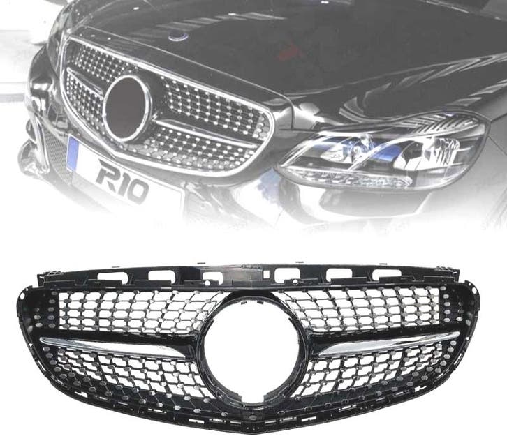 Calandre Pour Mercedes Classe E W212 Amg 14-16 Look Diamond, Auto-onderdelen, Carrosserie, Verzenden