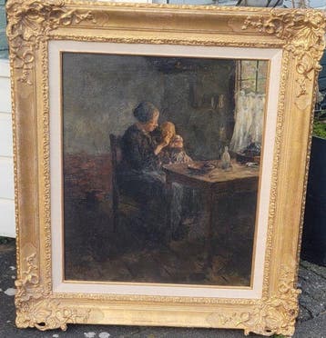 Hein Kever (1854-1922) - Moeder en kind