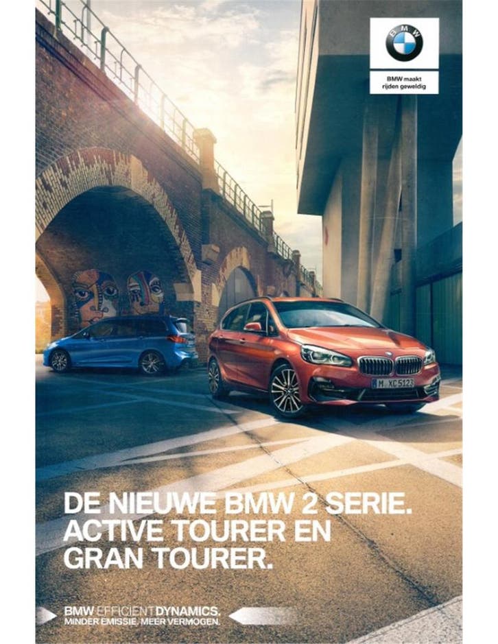 2018 BMW 2 SERIE GRAN | ACTIVE TOURER BROCHURE NEDERLANDS, Boeken, Auto's | Folders en Tijdschriften