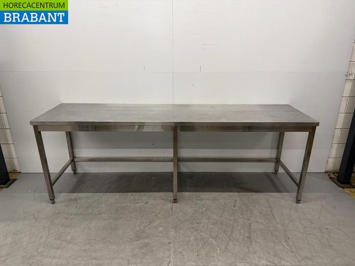 RVS Werktafel 270 x 70 x 93,5 cm Horeca, Articles professionnels, Horeca | Mobilier & Aménagement, Enlèvement ou Envoi