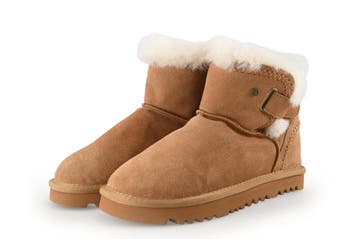 Warmbat Pantoffels in maat 40 Cognac, Verzenden, Pantoffels of Sloffen