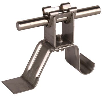 Dehn Stainless Steel Roof Conductor Holder 20mm With Brace -, Bricolage & Construction, Verzenden