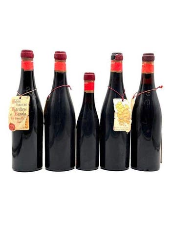 1955, 1961, 1964, N.V & 1958 (Half Bt.)Barolo Marchesi -, Collections, Vins