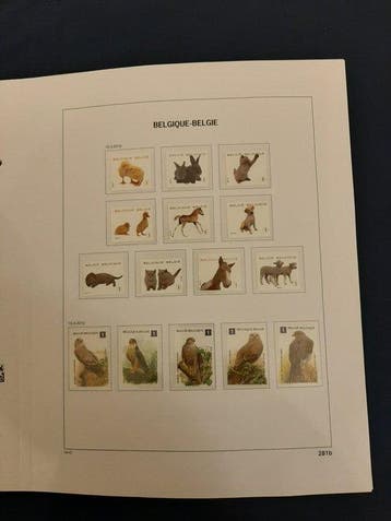 België 2010 - de zegels uit de blokken en boekjes volgens de, Postzegels en Munten, Gestempeld