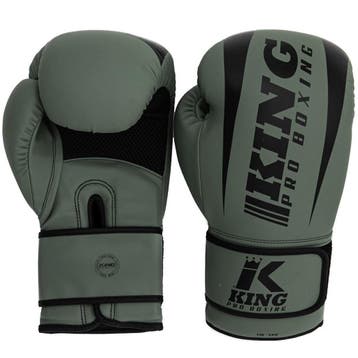 King Pro Boxing KPB/REVO 5 Bokshandschoenen Kaki Groen Zwart, Sports & Fitness, Boxe, Verzenden