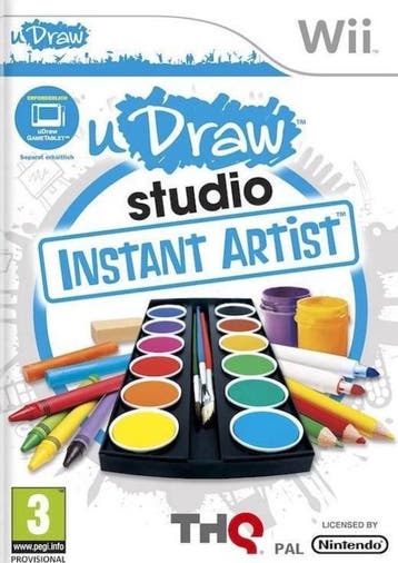 uDraw Studio Instant Artist (Wii Games), Consoles de jeu & Jeux vidéo, Ophalen of Verzenden