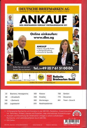 Accessoires - Michel catalogus - Westlicher Balkan 2021 - in, Gestempeld