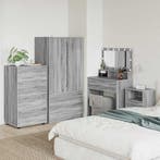 vidaXL Opbergkasten Grijs Sonoma 60 x 48 x 105 cm Bewerkt, Huis en Inrichting, Verzenden, Nieuw