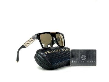 Philipp Plein - PLEIN BADGE, SPP080-700G, 23K. Gold Plated,