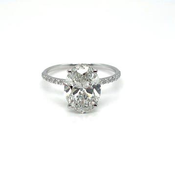 Sans prix de réserve - Bague - 14 carats Or blanc - 2.26ct.