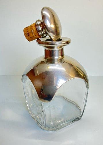 Karaf - Glas, Tin, Messing, Antiek en Kunst