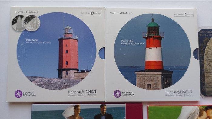 Europa. Year Set (BU) 2003/2011 (7 sets) (Zonder, Postzegels en Munten, Munten | Europa | Niet-Euromunten