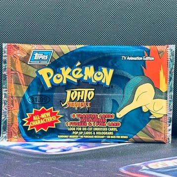 Pokémon Booster pack - Topps JOHTO Trading Cards Series 1, Nieuw