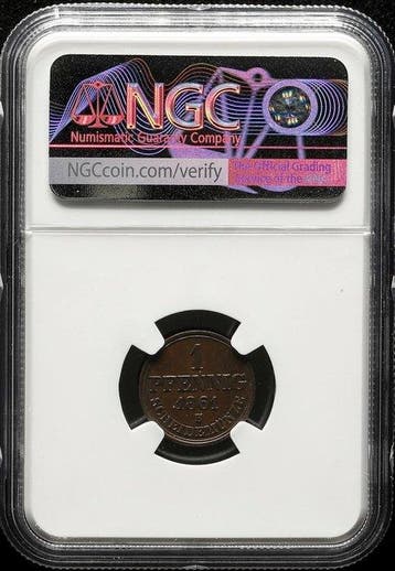 Hannover George V. Kreuzer 1861 - NGC MS61