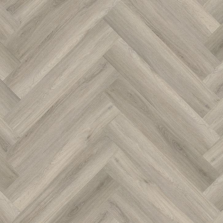 Floorlife YUP Herringbone Visgraat PVC Plak light grey, Bricolage & Construction, Planches & Dalles, Enlèvement ou Envoi