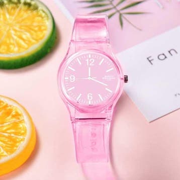 Transparant Candy Jelly Horloge Dames - Waterdicht Siliconen, Verzenden, Nieuw, Stuff Certified®