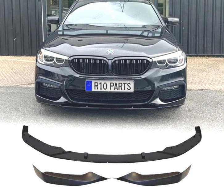 SPOILER AVANT BMW G30 G31 17-19 LOOK M TECH NOIR BRILLANT +, Autos : Pièces & Accessoires, Carrosserie & Tôlerie, Envoi