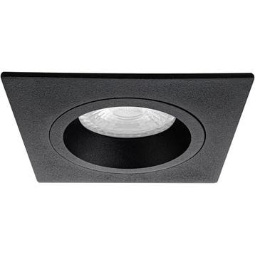Spot Armatuur GU10 - Pragmi Rodos Pro Zwart Aluminium Inbouw, Verzenden