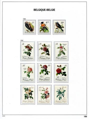 Belgique 1990/1999 - Années 90 : collection complète de, Timbres & Monnaies, Timbres | Europe | Belgique