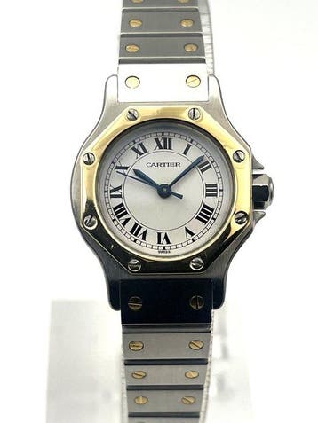Cartier - Santos Octagon PM - Serviced - Zonder minimumprijs, Nieuw