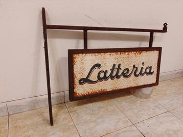 Marchesin Rovigo - IJzeren uithangbord Latteria - marchesini
