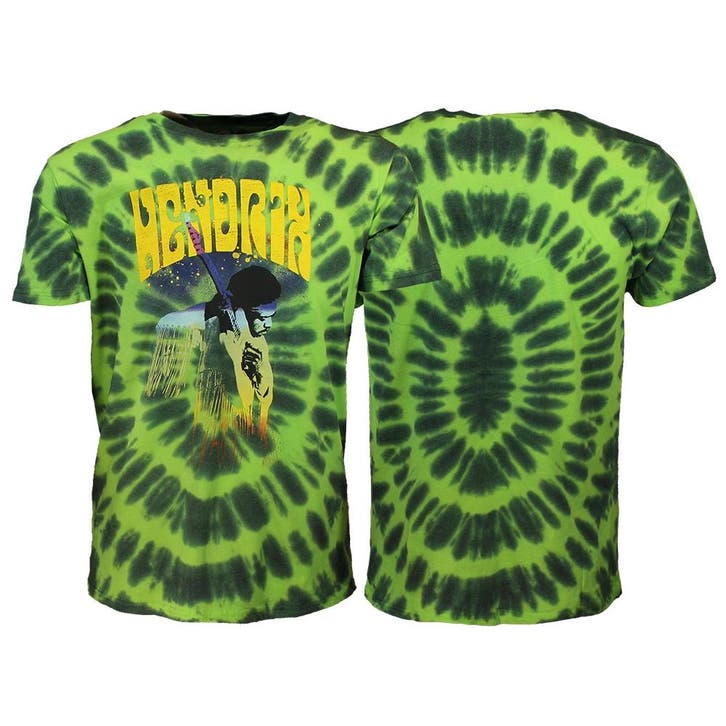 Jimi Hendrix Hear The Vibe Dip Dye T-Shirt, Kleding | Heren, T-shirts