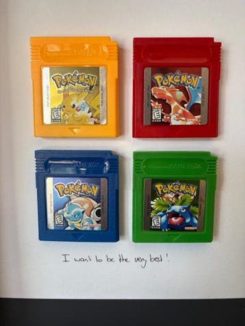 ISV Art - Framed art - Pokémon X Nintendo - I want to be the