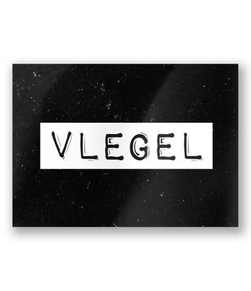 Wenskaart Vlegel 15cm, Verzenden, Nieuw